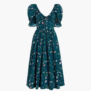 Hill House Ophelia Dress in Moody Floral Poplin